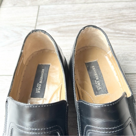 Kenneth Cole Black Leather Square Tod Tassel Loafer - Picture 9 of 16